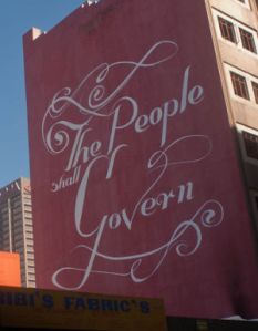 The People Shall Govern - Street Art