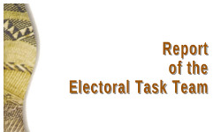 Electoral Task Team report